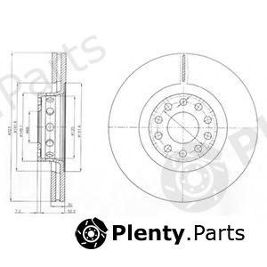  DELPHI part BG3524 Brake Disc