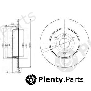  DELPHI part BG3526 Brake Disc