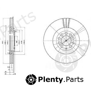  DELPHI part BG3528 Brake Disc
