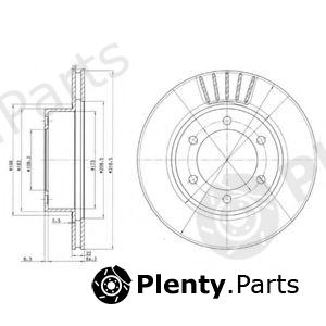  DELPHI part BG3535 Brake Disc