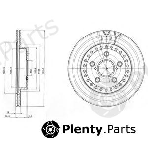 DELPHI part BG3536 Brake Disc