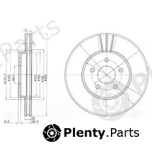  DELPHI part BG3537 Brake Disc