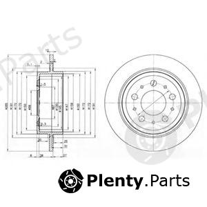  DELPHI part BG3543 Brake Disc