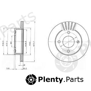  DELPHI part BG3548 Brake Disc