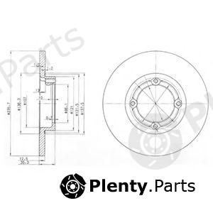  DELPHI part BG3551 Brake Disc