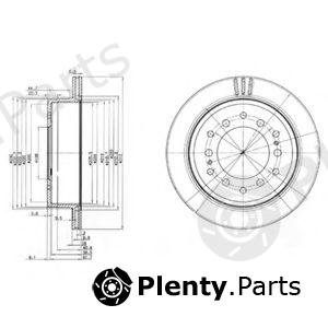  DELPHI part BG3557 Brake Disc