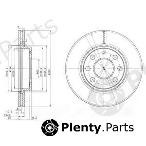  DELPHI part BG3568 Brake Disc