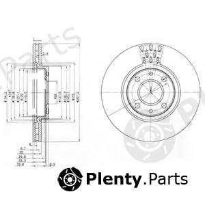  DELPHI part BG3574 Brake Disc