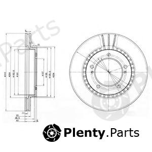  DELPHI part BG3587 Brake Disc