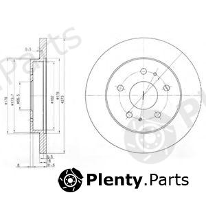  DELPHI part BG3607 Brake Disc