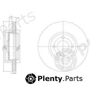 DELPHI part BG3661 Brake Disc