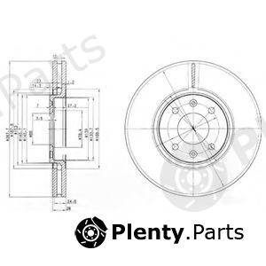  DELPHI part BG3675 Brake Disc