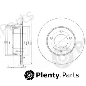  DELPHI part BG3681 Brake Disc
