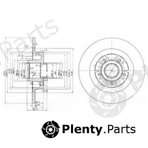  DELPHI part BG3689 Brake Disc