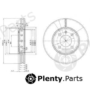  DELPHI part BG3694 Brake Disc