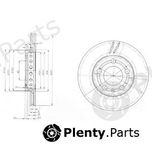  DELPHI part BG3695 Brake Disc