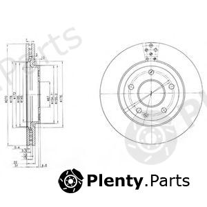  DELPHI part BG3709 Brake Disc