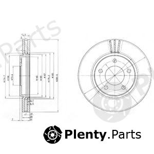  DELPHI part BG3715 Brake Disc