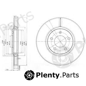  DELPHI part BG3716 Brake Disc