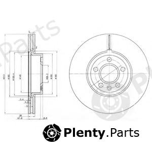  DELPHI part BG3719 Brake Disc