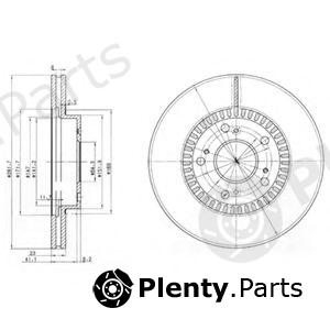  DELPHI part BG3720 Brake Disc