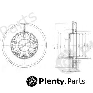  DELPHI part BG3724 Brake Disc