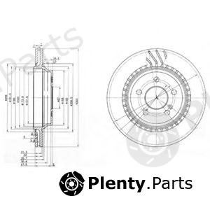  DELPHI part BG3726 Brake Disc