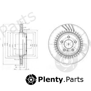  DELPHI part BG3727 Brake Disc