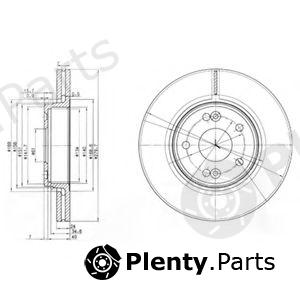  DELPHI part BG3733 Brake Disc