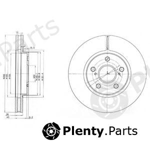  DELPHI part BG3735 Brake Disc