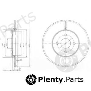  DELPHI part BG3742 Brake Disc