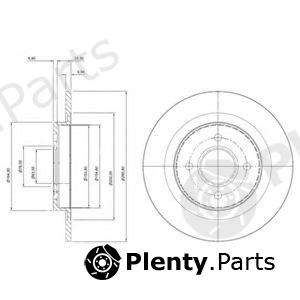  DELPHI part BG3743 Brake Disc