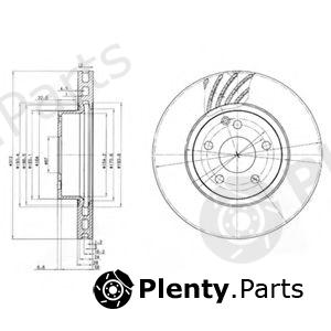  DELPHI part BG3756 Brake Disc