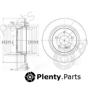  DELPHI part BG3757 Brake Disc