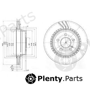  DELPHI part BG3758 Brake Disc