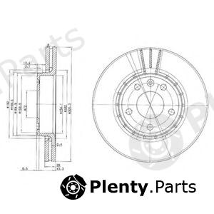  DELPHI part BG3768 Brake Disc