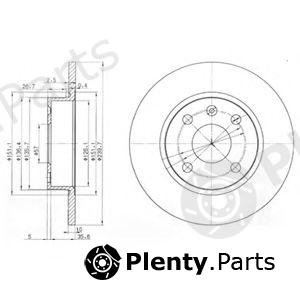  DELPHI part BG3771 Brake Disc