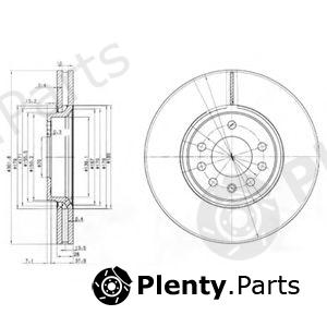  DELPHI part BG3772 Brake Disc