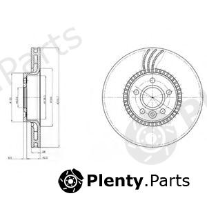  DELPHI part BG3784 Brake Disc