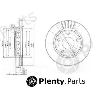  DELPHI part BG3785 Brake Disc
