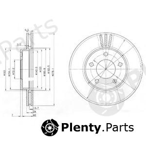  DELPHI part BG3792 Brake Disc
