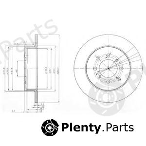  DELPHI part BG3793 Brake Disc