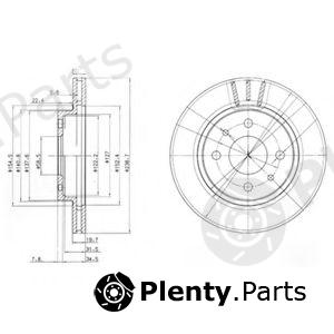  DELPHI part BG3805 Brake Disc