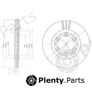  DELPHI part BG3809 Brake Disc