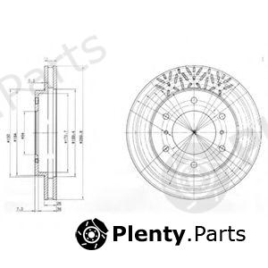  DELPHI part BG3812 Brake Disc