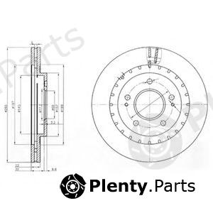  DELPHI part BG3814 Brake Disc