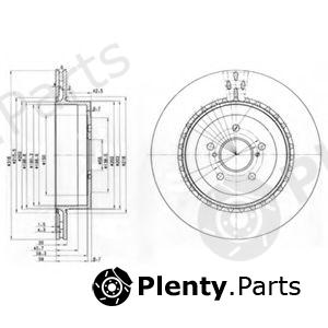  DELPHI part BG3819 Brake Disc