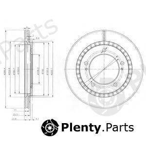  DELPHI part BG3820 Brake Disc