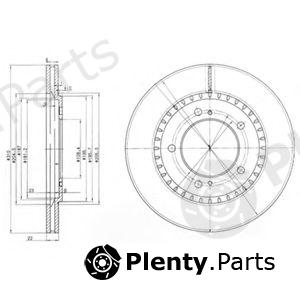  DELPHI part BG3821 Brake Disc