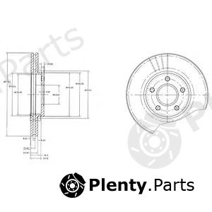  DELPHI part BG3826 Brake Disc